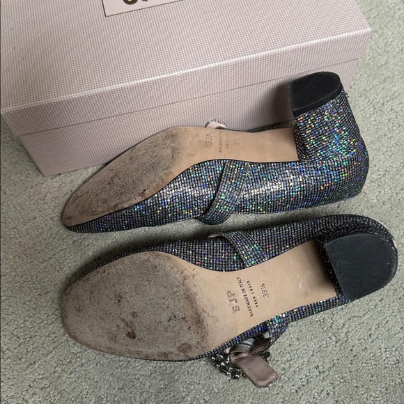 SJP by Sarah Jessica Parker Glitter Heels - Silver - Picture 3 of 5